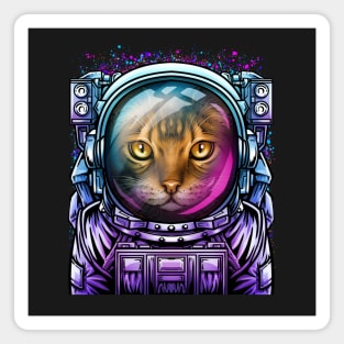 Cat Astronaut Magnet